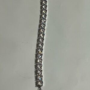 Dazzling Silver CZ Bracelet